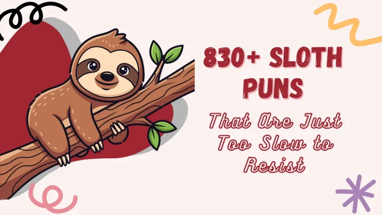 Sloth Puns
